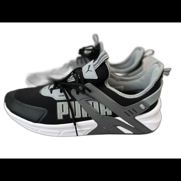 NEW Puma Pacer Men’s Sneaker Shoes Black Grey Sz 11 Gym Workout Hiking Softfoam - Picture 3 of 8